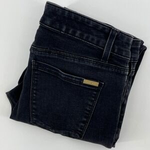 White House Black Market. Skinny Jeans, Womens, Size 6, Black, Distressed Ankle